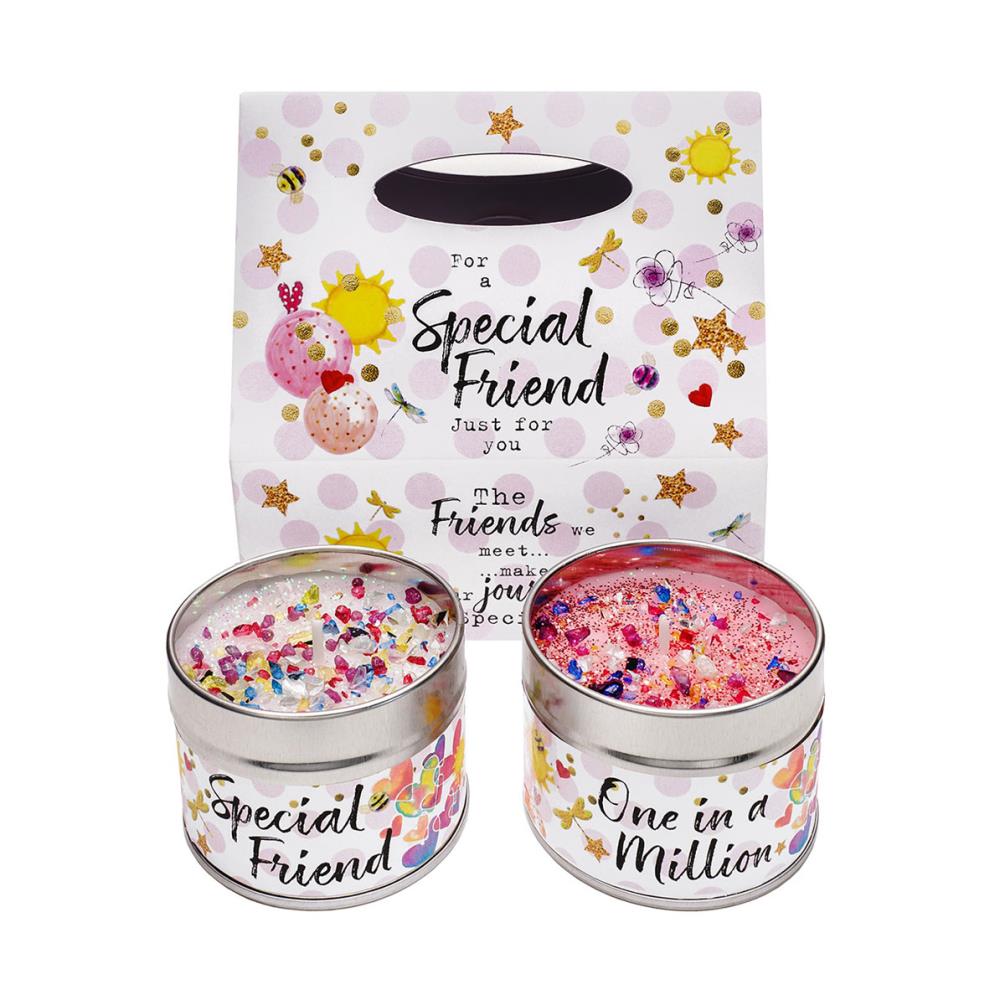 Best Kept Secrets Special Friend & One In A Million Duo Mini Tin Candle Set £8.99